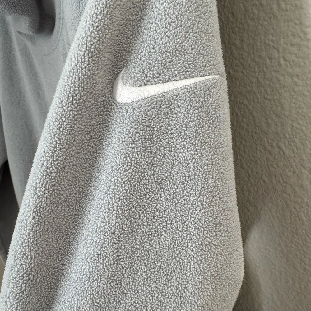 Nike Therma Dri-Fit Tunic Long Sleeve Funnel Neck Fleece Sweatshirt Top size S